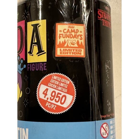 Funko Soda Freddy as Dustin (Black Light, Sealed) - 2023 Camp Fundays Exclusive - Picture 2 of 6